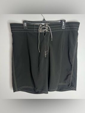 Birdwell Beach Britches Board Shorts Mens 38 Black SurfNyl